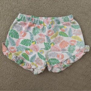 TBBC Tropical Print Ruffle Shorts
